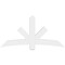 Ekena Millwork Alberta Architectural Grade PVC Gable Bracket, 72"W x 36"H x 4"D x 6"F, 12/12 Pitch GBP072X36X0406ALB00 - alternate 2